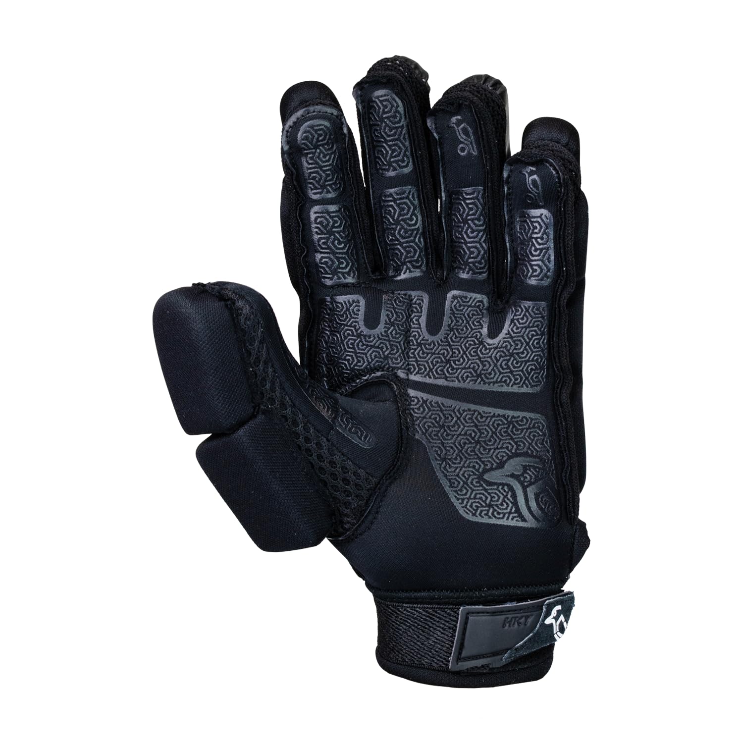 KOOKABURRA Rebuke Hockey Glove – High-Density Foam, Rubberised Palm, Indoor/Outdoor Use, Black