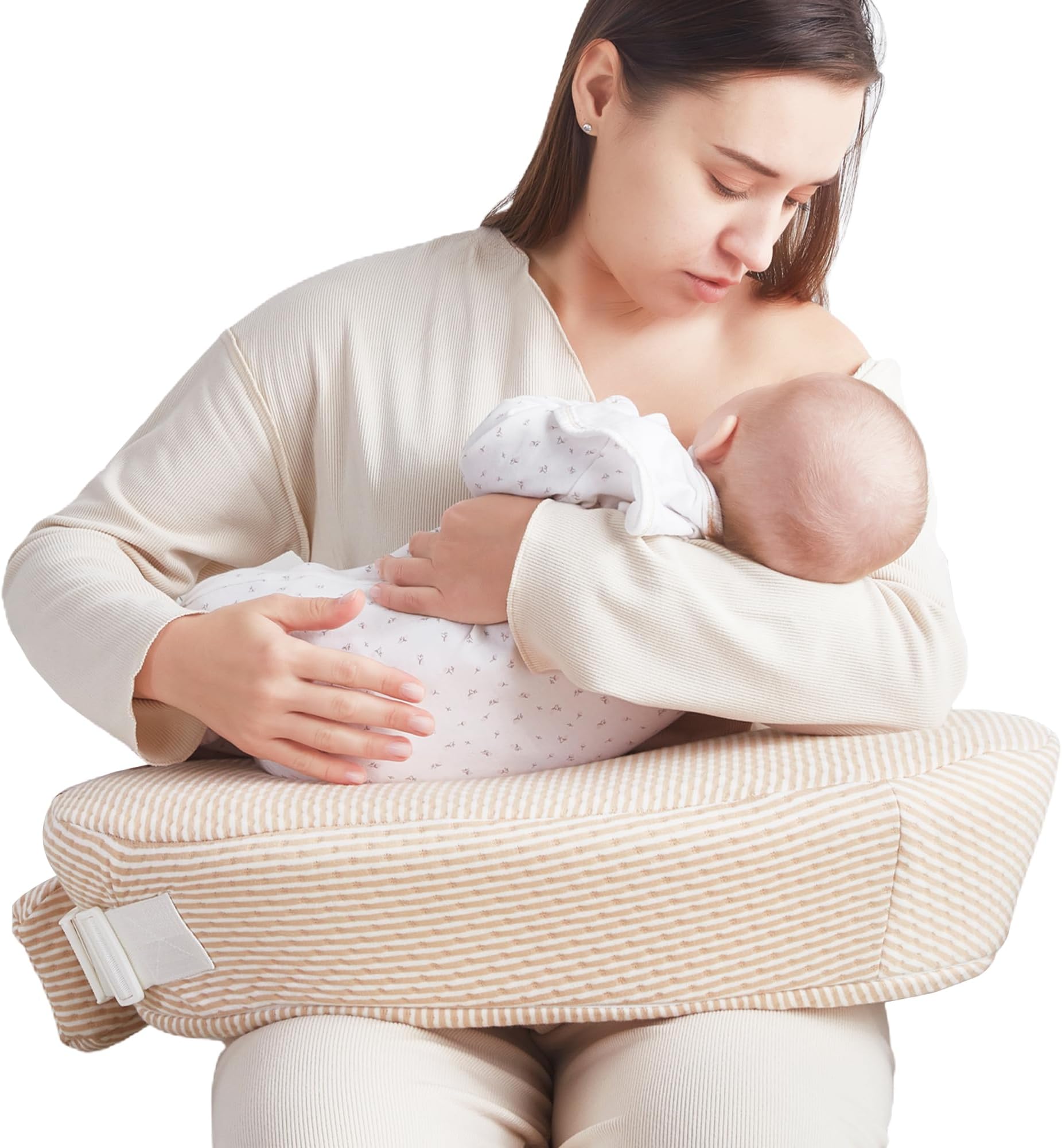 Amazon.com: QSTEHEML Nursing Pillow for Breastfeeding for Mom and Baby ...
