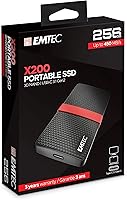 Vista 3 de Emtec X200 Power Plus 256GB mSATA Unidad de estado sólido portátil (SSD) - ECSSD256GX200