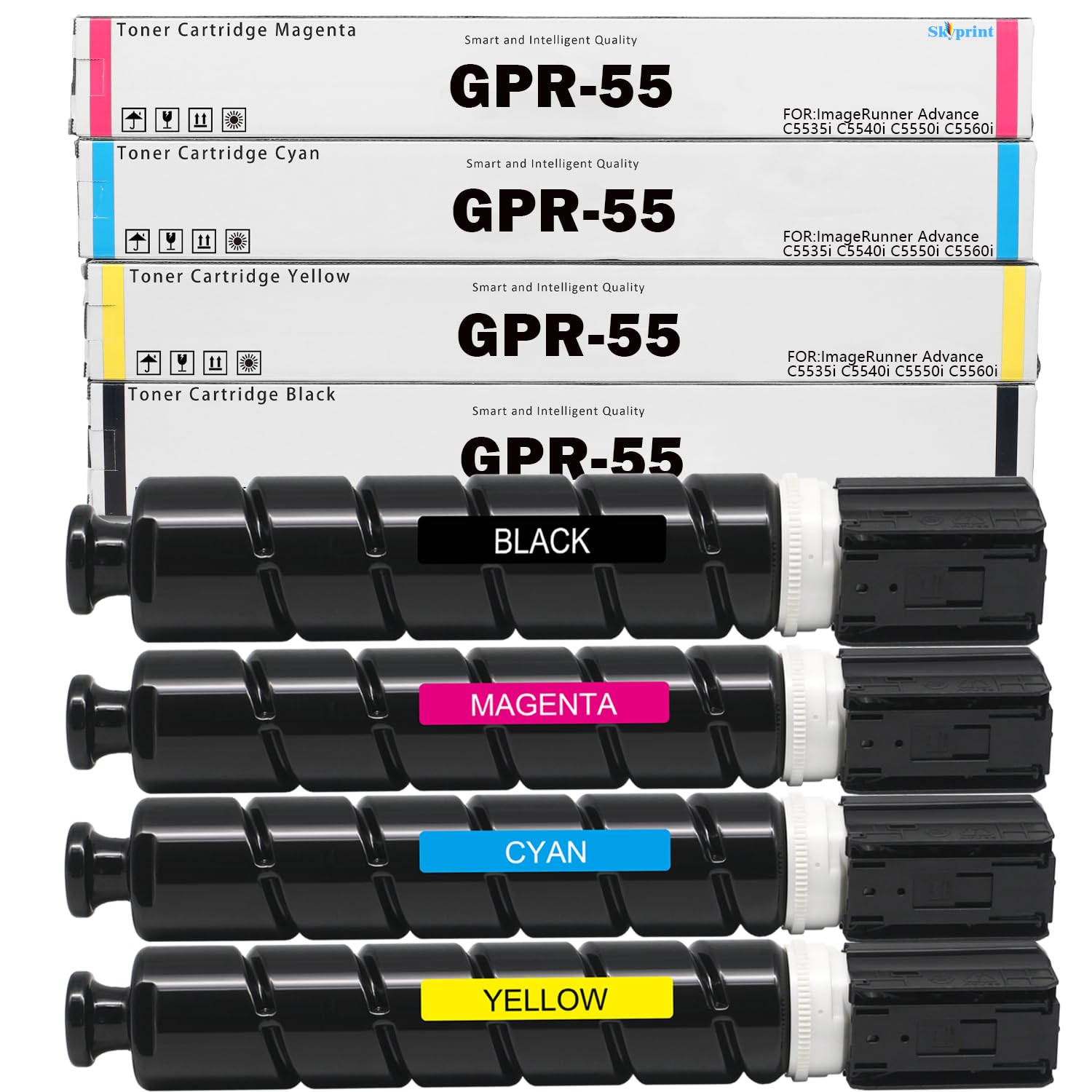 Amazon.com: GPR55 GPR-55 High Yield Toner Cartridges Compatible