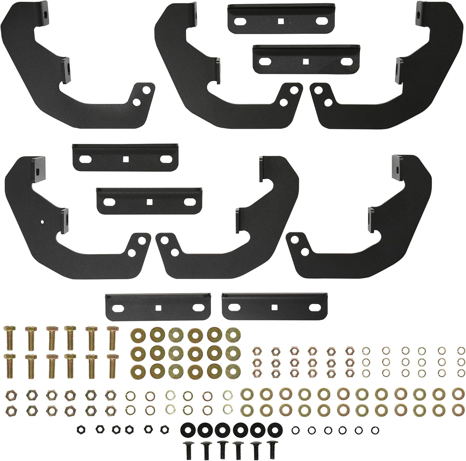 Westin 20-13945 Outlaw Drop Nerf Step Bars fits 2015-2025 F-150 2022-2025 F-150 Lightning SuperCrew 2017-2025 F-250 F-350 F-450 F-550 Crew Cab Textured Black Pair