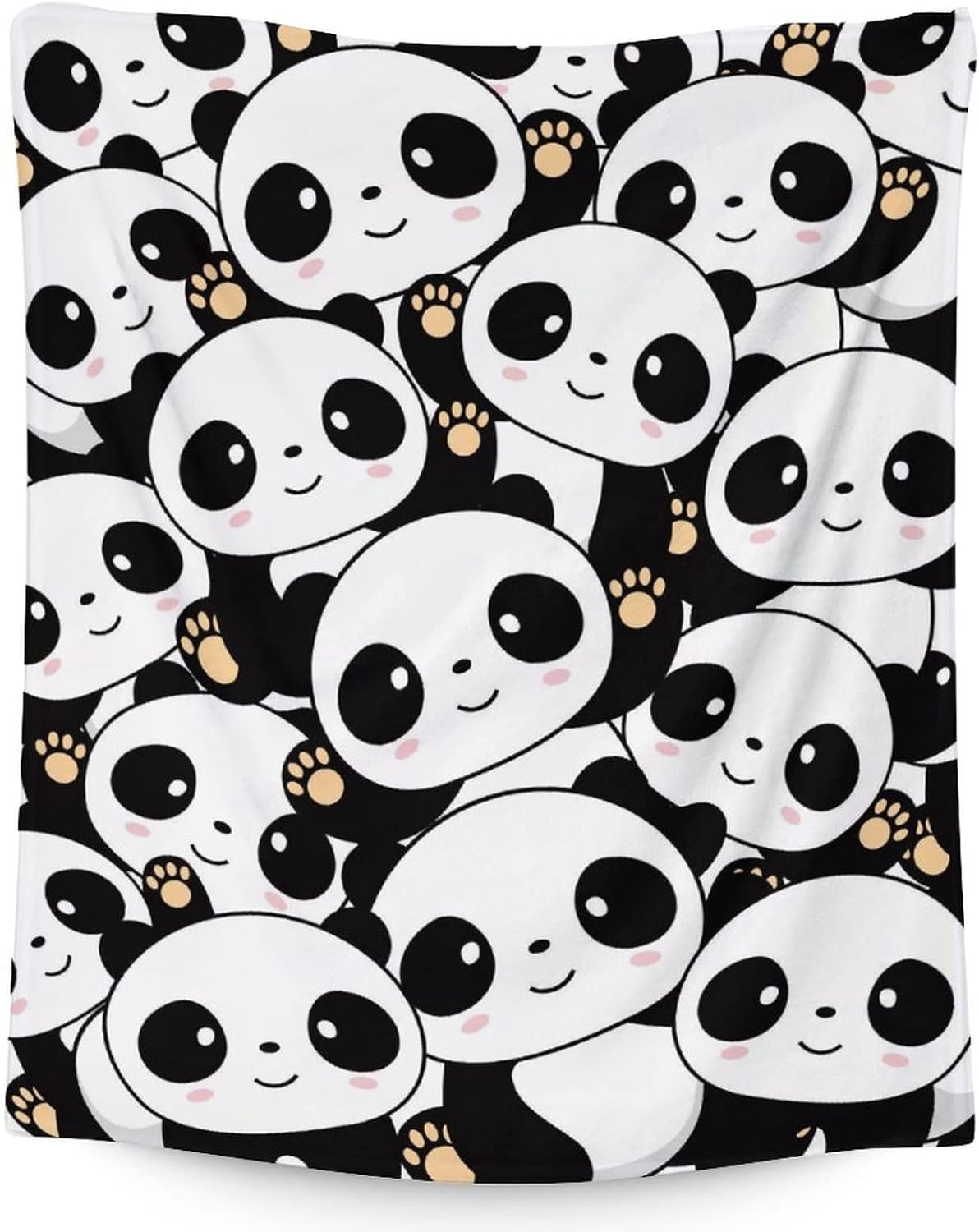 Homexzdiy Panda Blanket Soft, Fuzzy & Warm 40x30 Inches