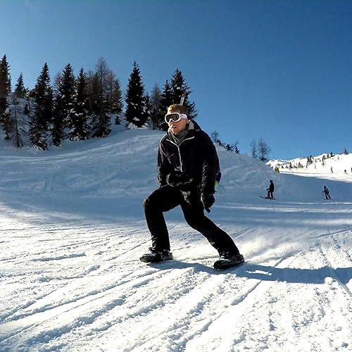 Miniatura 9 de Snowfeet X - Mini patines cortos de esquí para Snow Pro Version  Esquíes para zapatos de invierno  Patines de nieve cortos Skiboards  El verdadero