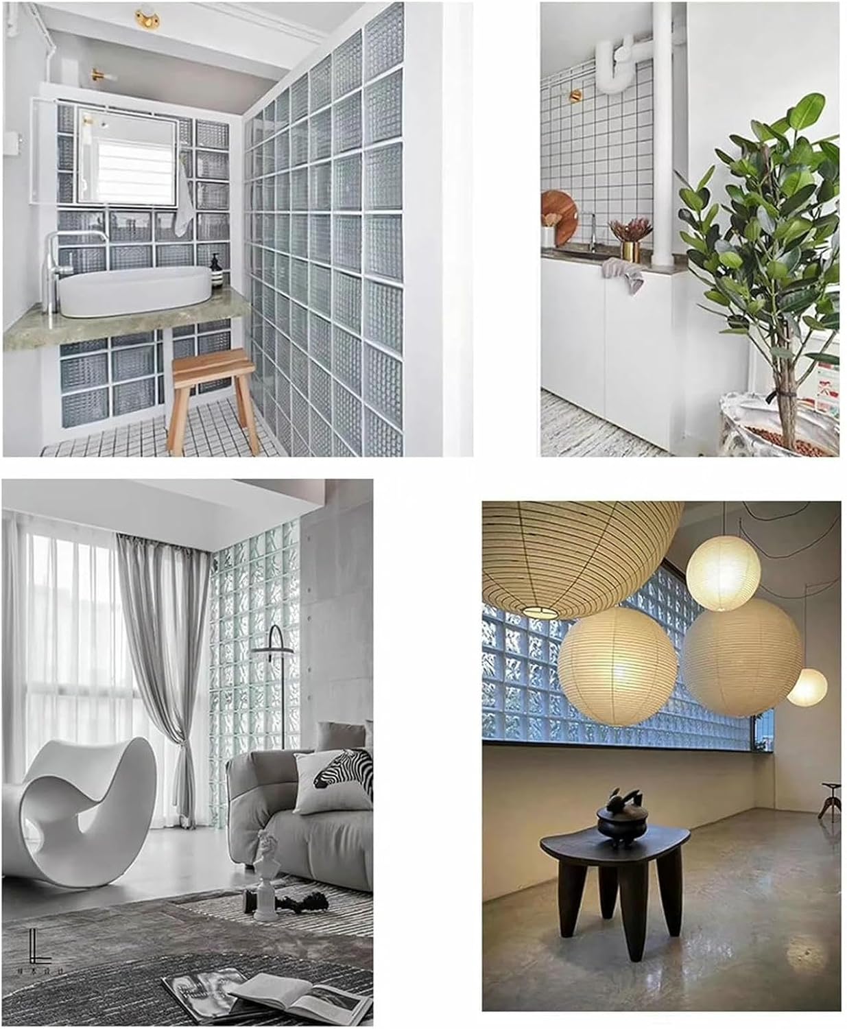 Thermal Insulation Glass Wall Blocks Clear Hollow Bricks with Privacy Protection Noise Reduction