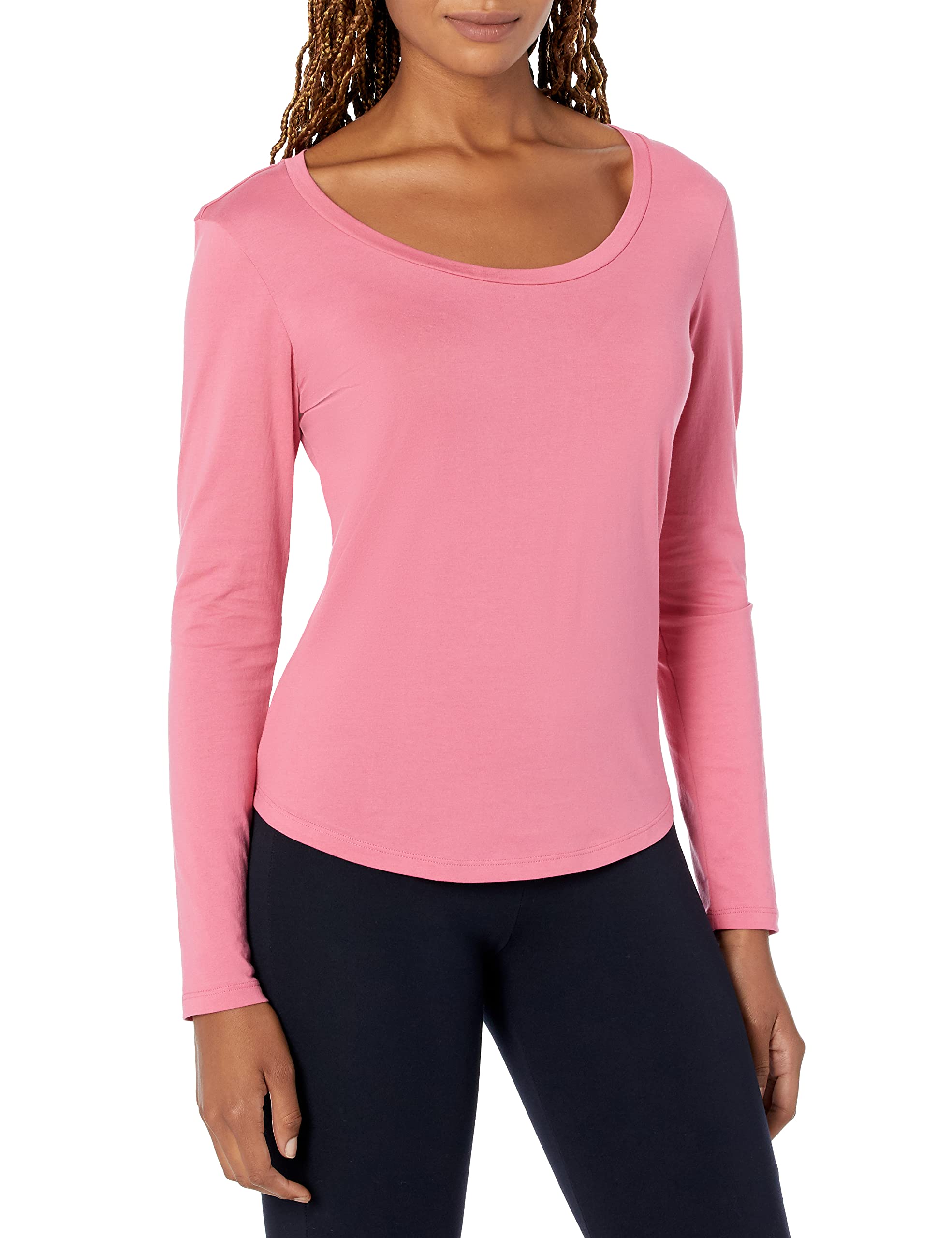 Theory Women's Long Sleeve Scoop Tiny Tee