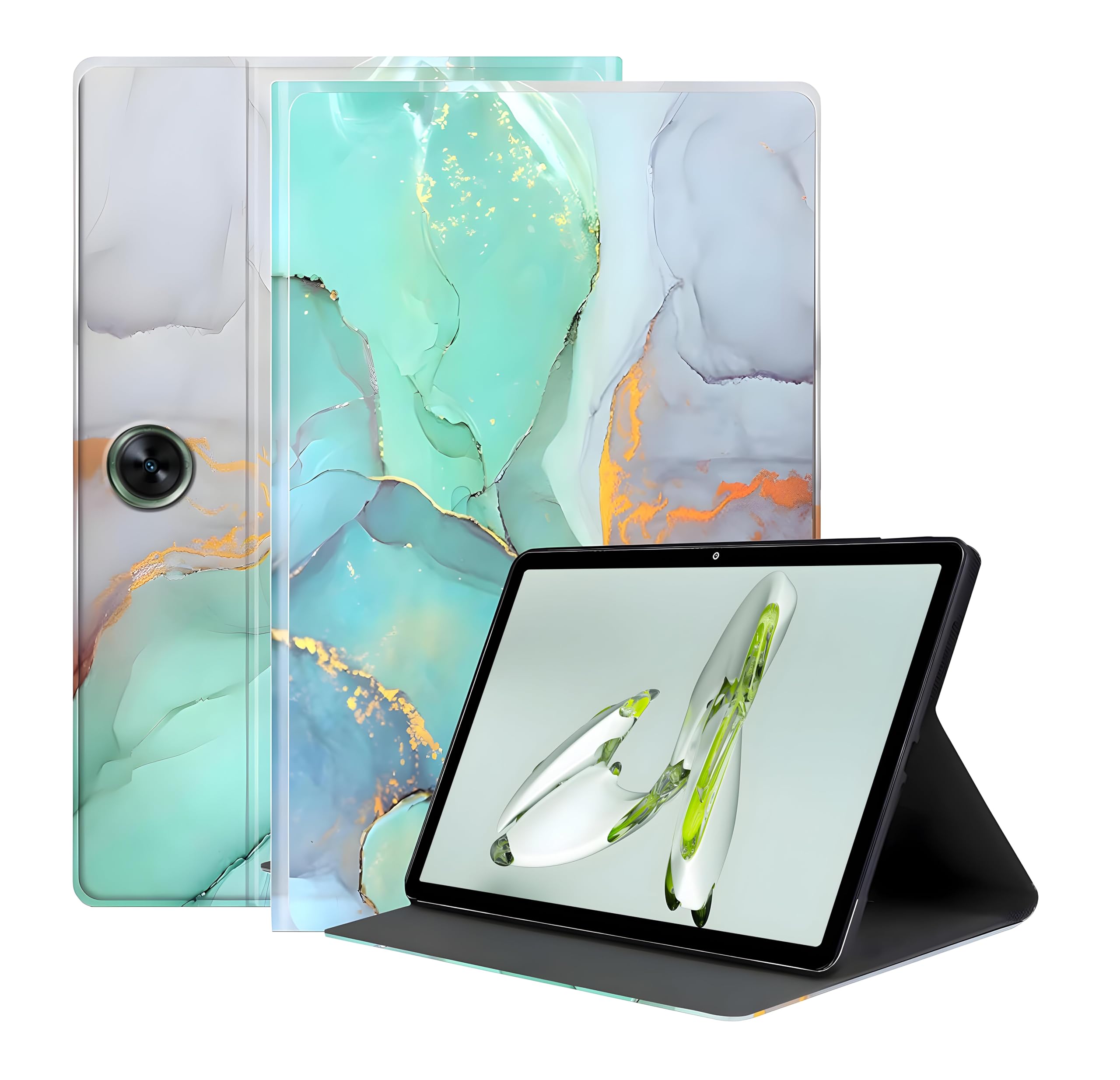 ProElite Book Cover for OnePlus Pad Go 11.35 inch Case, Smart flip case Book Cover for OnePlus Pad Go 11.35 inch [Support Auto Sleep Wake Feature], Marble Green (B0DDX8TYGS) Amazon Price History, Amazon Price Tracker