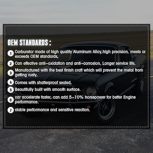 Miniatura 3 de Carburador de 2 barriles 2100 2150 para Ford 289302351cu y motores Jeep con estrangulador eléctrico, junta de montaje. Reemplaza el carburador