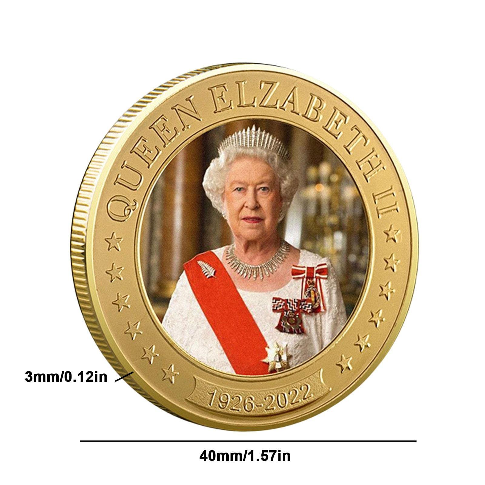 Pièce Commémorative Reine Elizabeth II – Souvenir Jubilé De Platine 1952-2022 En Fer