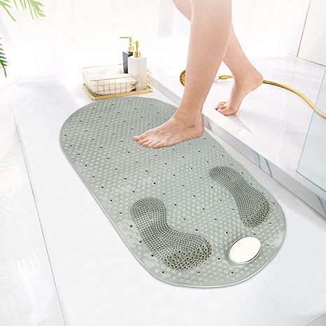 Amazon 滑り止めマット 浴室 浴槽マット 転倒防止 お風呂マット Pvc 足洗いマットすのこ 吸盤つき バスマット 抗菌 防カビ 浴室マット 洗い場マット 大き目 浴室 洗面所 脱衣所 お風呂 バスグッズ 足洗いブラシ 風呂マット すのこ ホーム キッチン オンライン通販