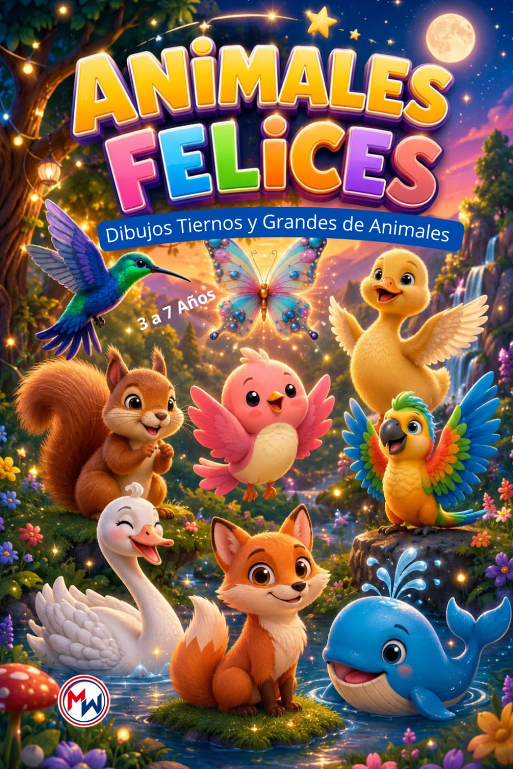 Animales Felices: Dibujos Tiernos y Grandes de Animales