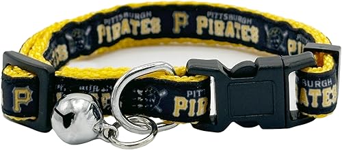 Miniatura 43 de MLB CAT Collar de satén de Los Angeles Angels, collar de equipo de béisbol para perros y gatos. Un collar de gato brillante y colorido con colgante