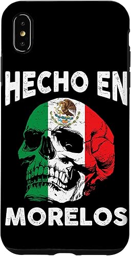 Vista 13 de iPhone 13 Pro Max Hecho en Morelos México - Bandera mexicana - Funda Morelos