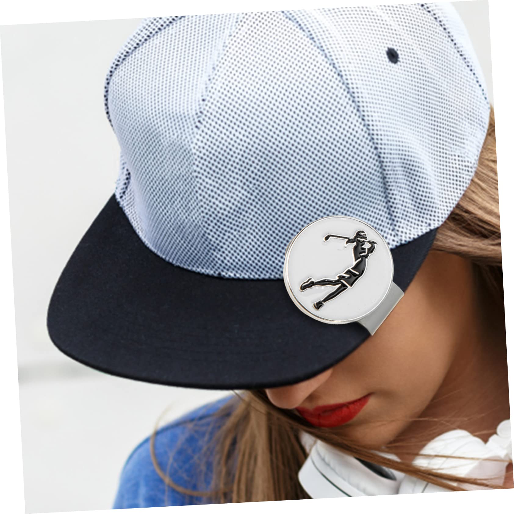 BESPORTBLE 15pezzi Clip Golf Magnetica Marcatore Palline Portatile per Cappelli e Visiera Accessorio Golf Resistente e Versatile Facile da Attaccare su Cinture e Abbigliamento per Golfisti
