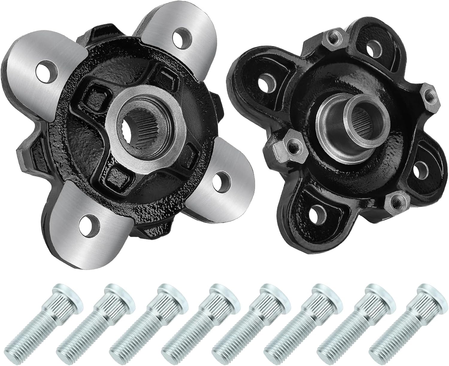 Front Wheel Hub And Wheel Studs for Ranger 900 1000 1000-Diesel HST 570-Full-Size Brutus PRO-XD EV-Full-Size 7519753 5137387-067 5141046-067 (2 Set)