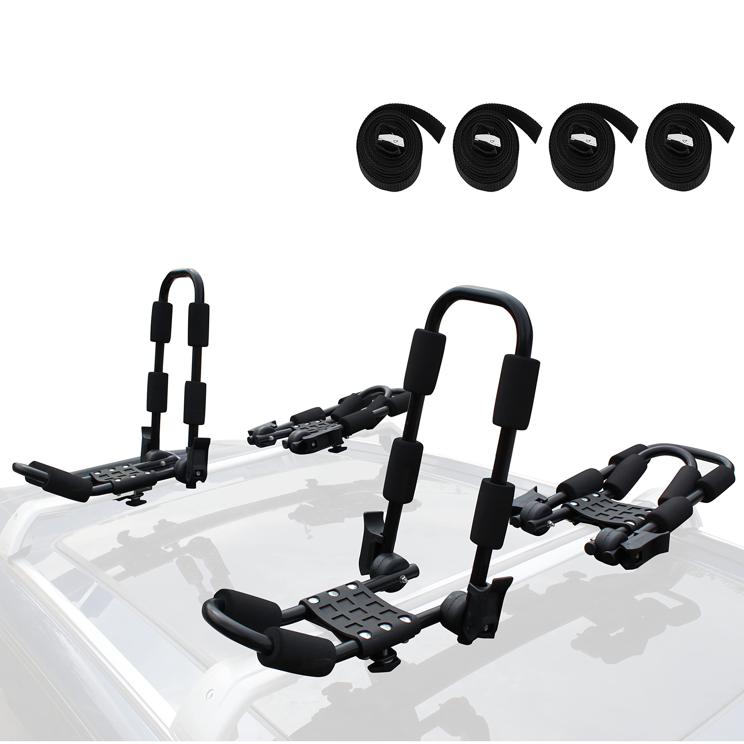 Buy WIRUGA Folding Kayak Rack 4 PCS/Set J Bar Roof Carrier Rack of