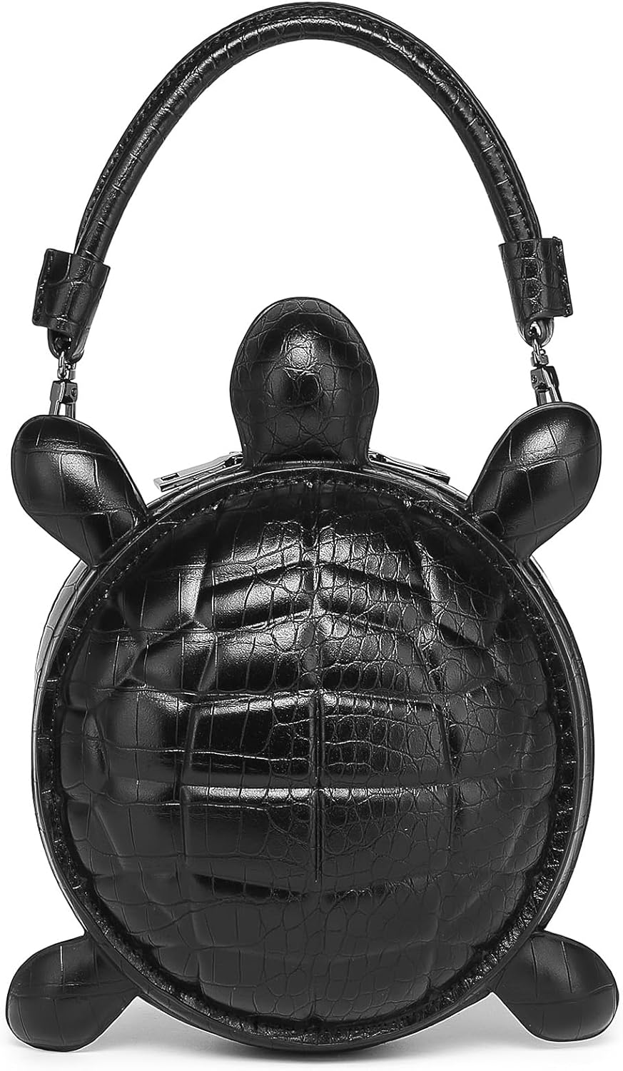 Men and Women PU Leather Unique Novelty Turtle Shaped Crossbody Shoulder Bag Handbag Purse