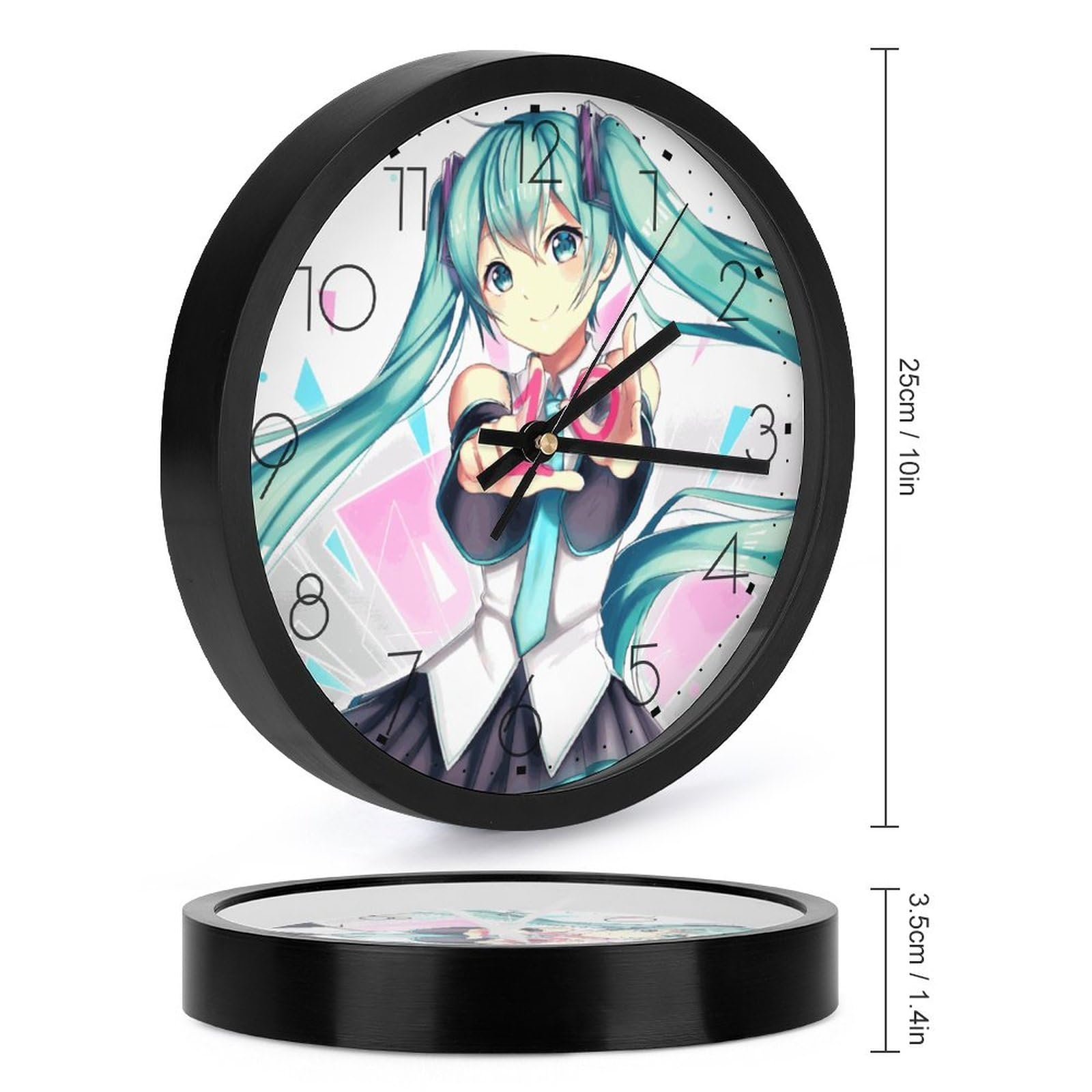 初音ミク　壁掛け時計　ローマ数字　希少 Amazon.co.jp: 初音ミク 時計 壁掛け 静音 かわいい 壁掛け時計