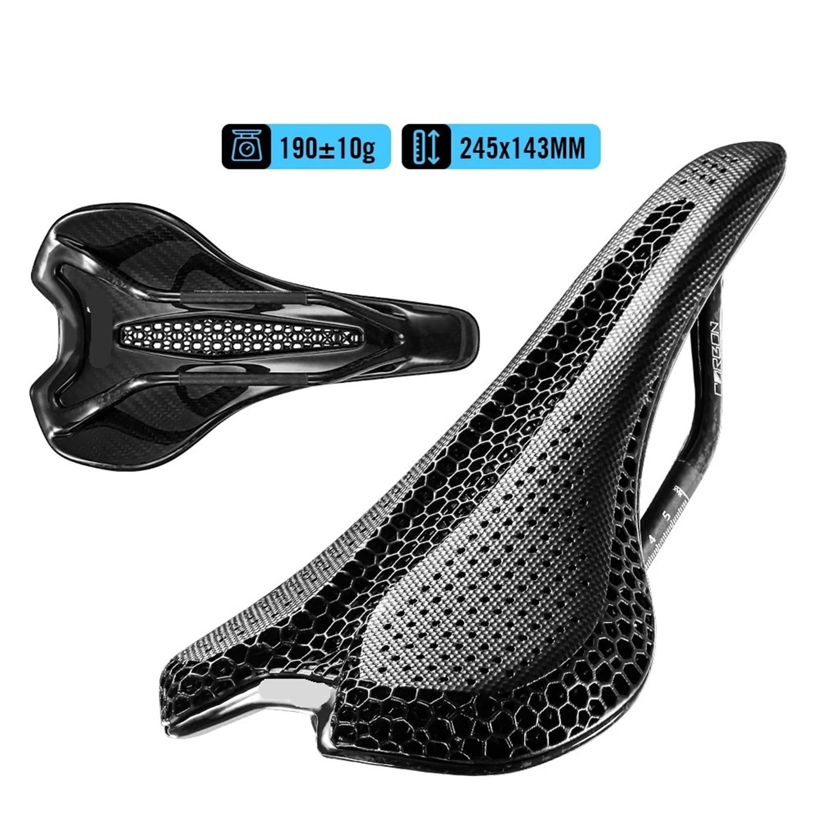 Siodełko rowerowe z nadrukiem 3D, 175 g, 79 torów, do triathlonu, szosowego, MTB, Gravel, części do siodełka rowerowego