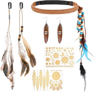 6 Stück Boho Schmuck Set Damen Indianer Schmuck