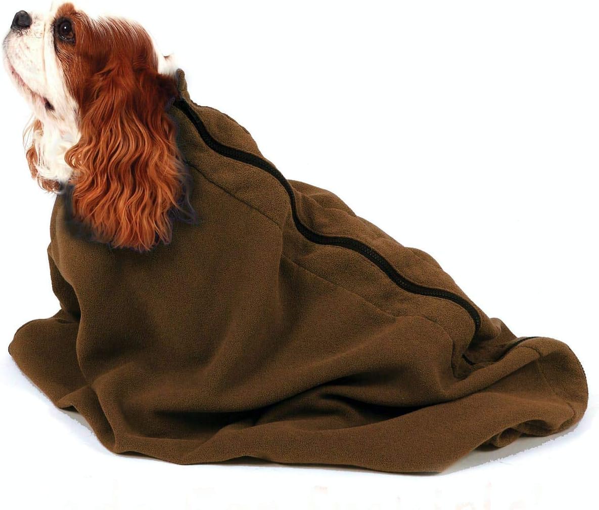 Doggy Bag Microfibre Doggy Bag Medium | Dog Towel Robe with Zip | Super  Absorbent  Great for Winter