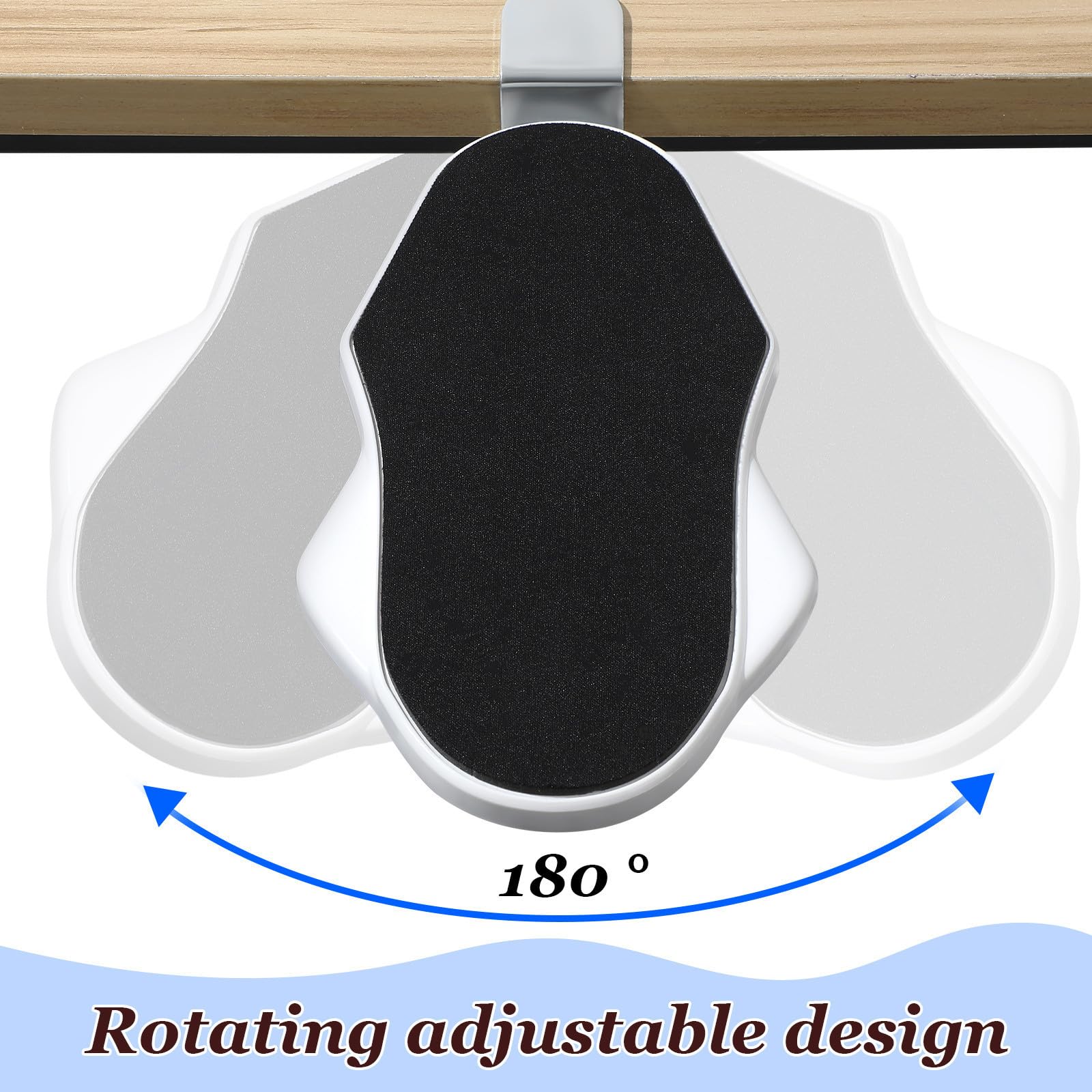 Reposabrazos Plegable para Escritorio, Ajustable y Ergonómico