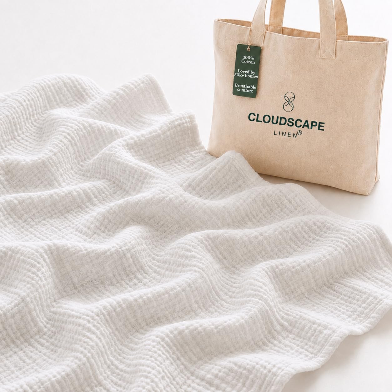 CLOUDSCAPE 8 Layer 100% Muslin Cotton Throw for Adults
