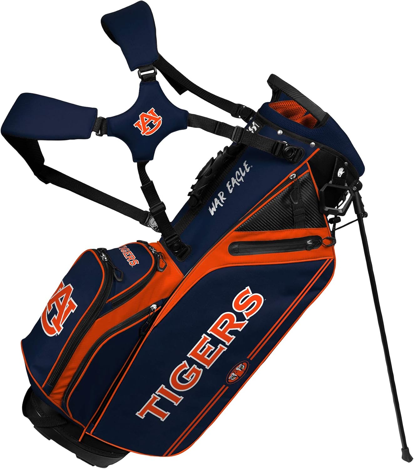 Auburn Tigers Caddie Carry Hybrid Golf Bag : Sports & Outdoors