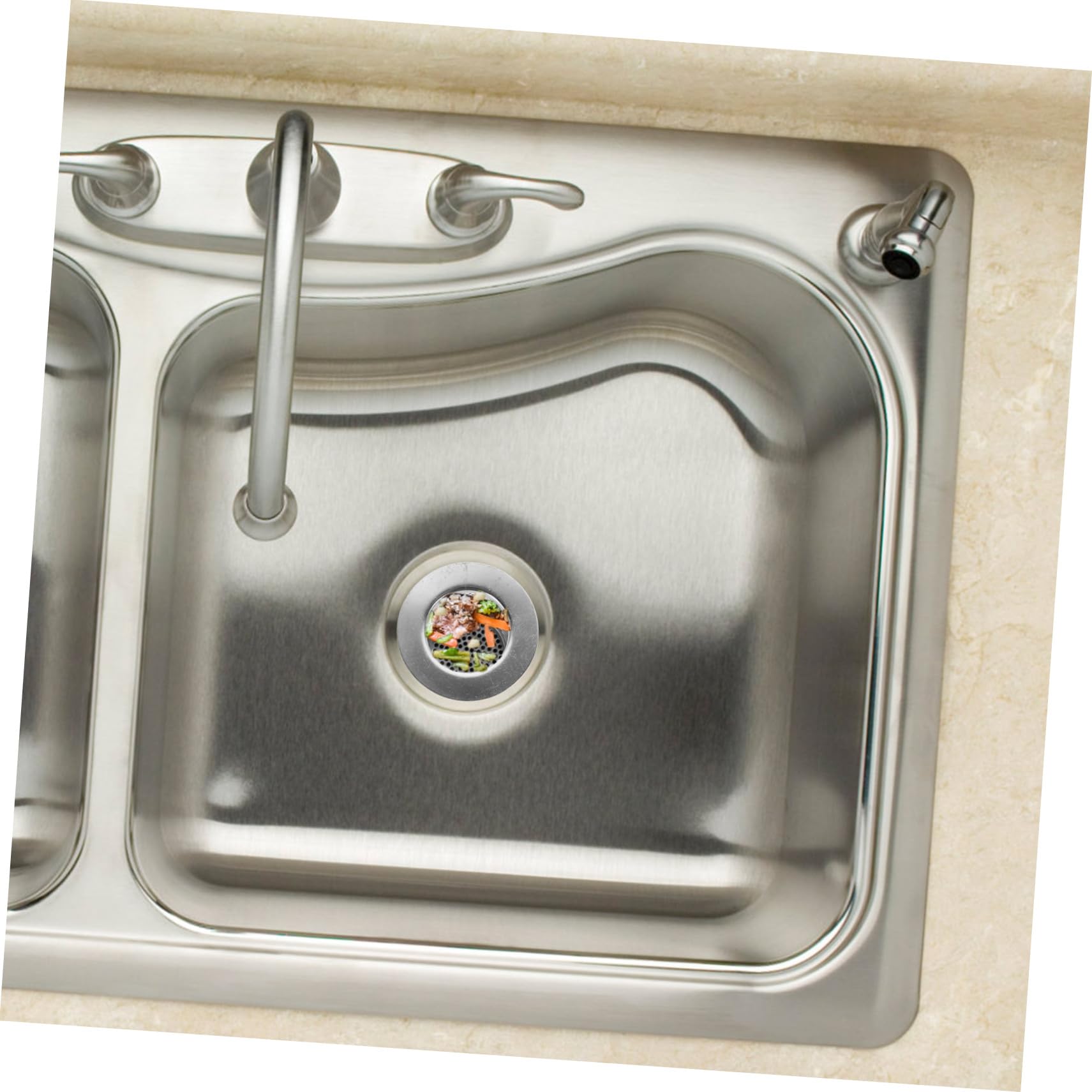 ARTIBETTER 5 Series Colector De Desagüe De La Cocina Colador De Desague Tapones Desague Fregadero Baño Hundir Colador De Drenaje del Fregadero De La Cocina Colector De Drenaje 3 Piezas X 5