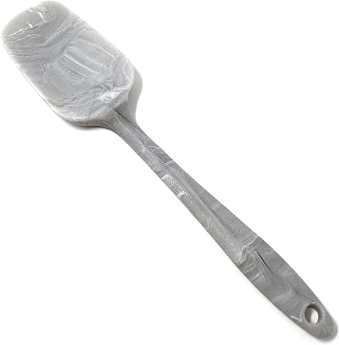 Miniatura 2 de Norpro Mini cuchara de silicona, mármol, 8.25 x 1.88 x .5 pulgadas