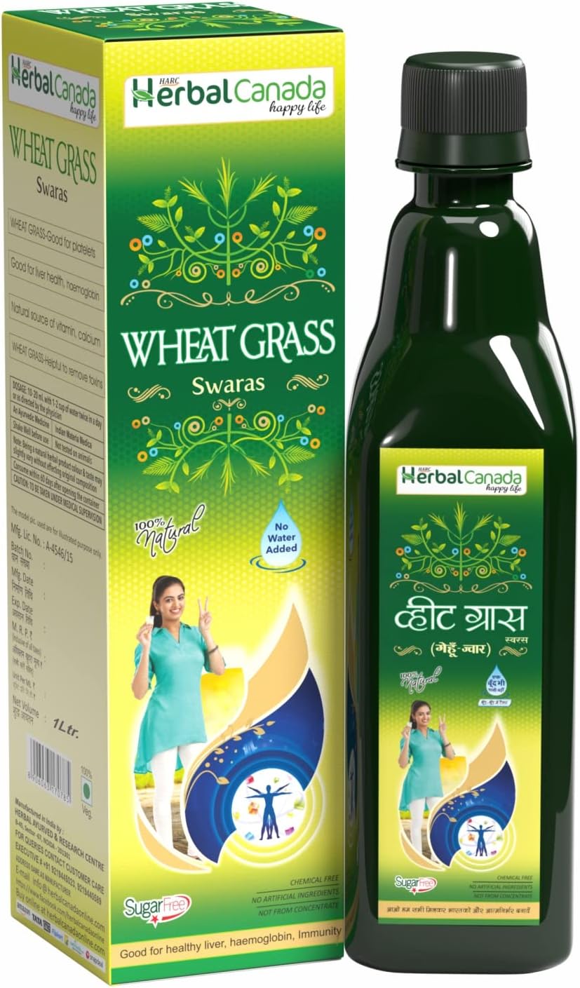 HARC HERBAL CANADA Ayurvedic Helath Care (Wheat grass 1L)