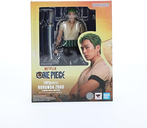 Miniatura 2 de TAMASHII NATIONS - Una serie de Netflix: One Piece - Figura de acción Roronoa Zoro S.H.Figuarts Monkey D. Luffy,Nami,Roronoa Zoro