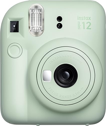 Miniatura 12 de Fujifilm Cámara Instax Mini 12 de película instantánea, color blanco arcilla Blanco arcilla,Blossom rosado,Lila Púrpura,Verde menta,Azul pastel