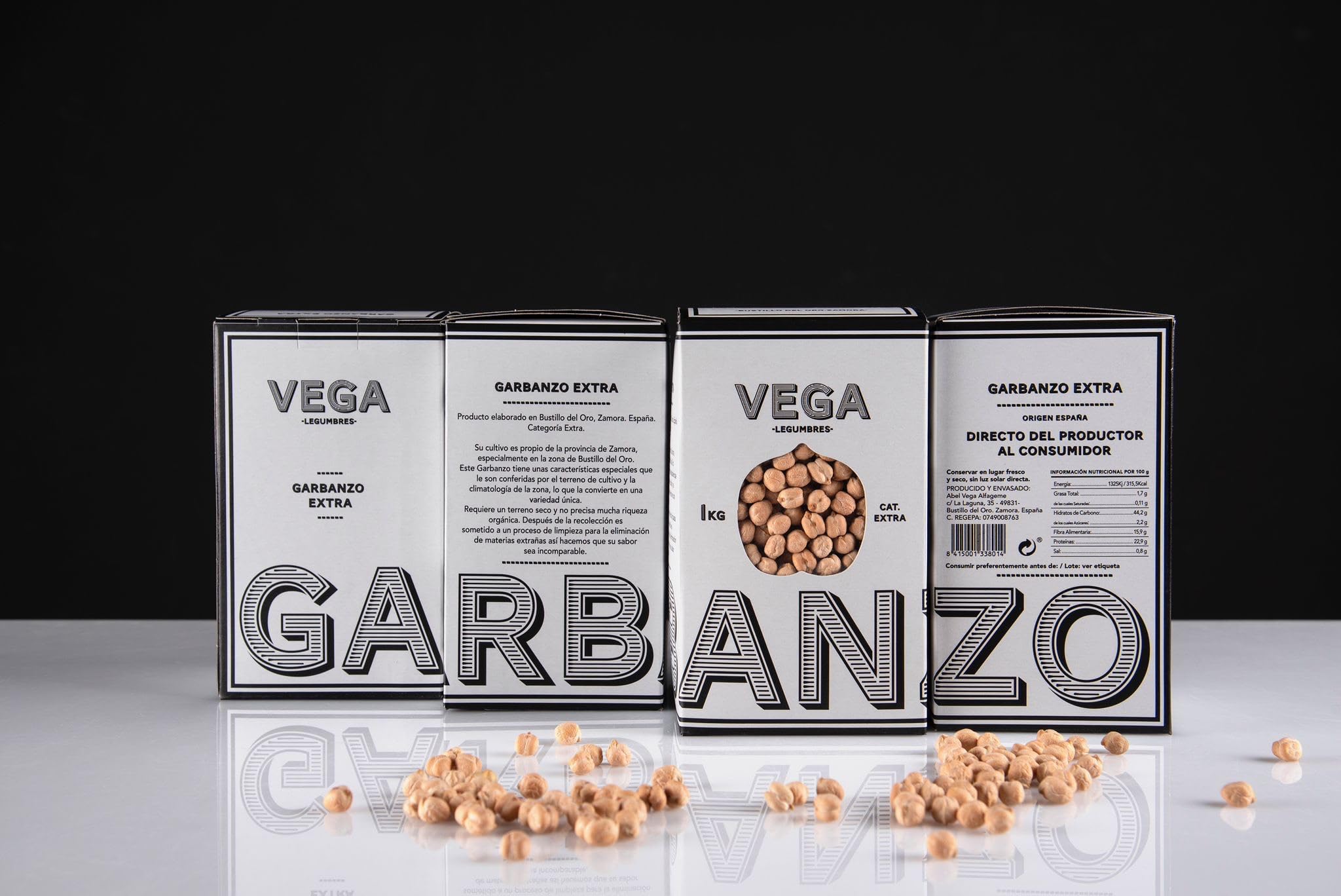 GARBANZO CASTELLANO EXTRA Exquisito garbanzo con una textura incomparable 2 kG.