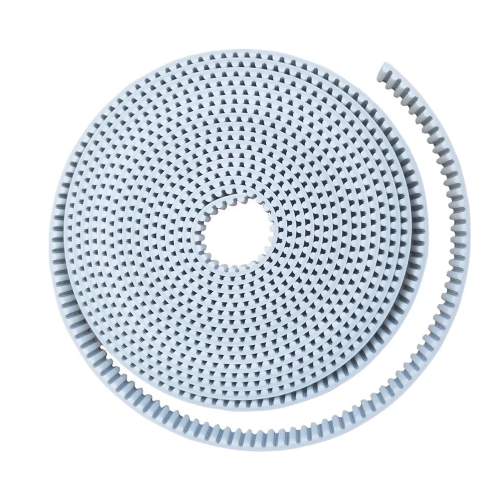 Correa de distribución de 30 mm blanca con núcleo de acero para polea de 5 mm 4