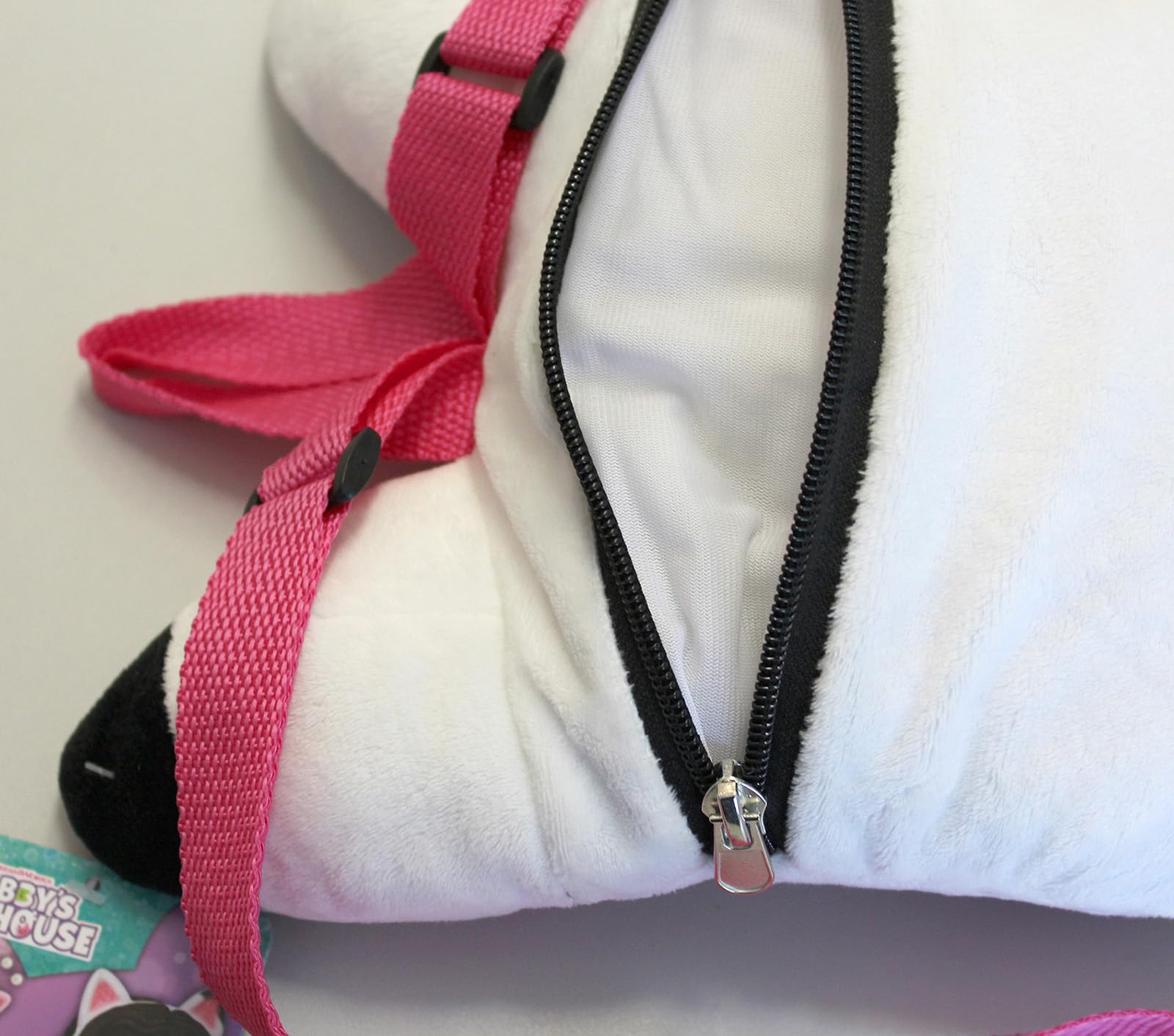 Joytoy Gabby's Dollhouse Pandy Paw (Panda Pfötchen) - Mochila de Peluche (23 x 12 x 45 cm)