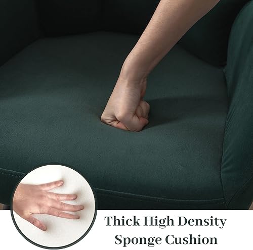 Miniatura 9 de Juego de 2 taburetes de bar giratorios de terciopelo, sillas tapizadas, taburetes de bar ajustables con respaldo, taburetes de bar beige