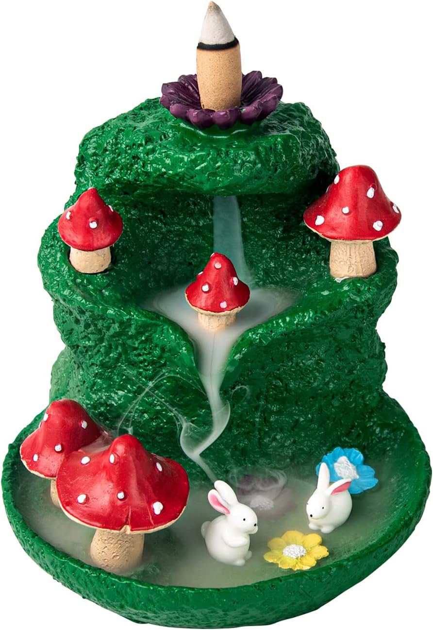 Mushroom Incense Waterfall Burner Backflow Incense Burner