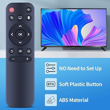 Replacement Remote Control intended for WiMiUS Nonete DreamFair CINEMAGE Alwtniet Salange SKUOU HY300 PLUS/LQWELL HY300Pro /HOTPEAK White-Pro/Chicdaze HY300 HY320 /AGIMA X1 Projector