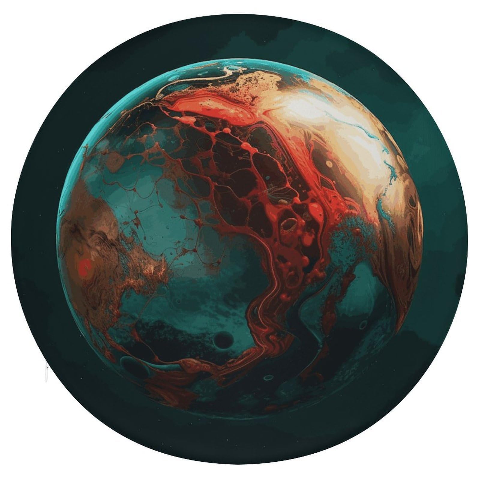 Wsoihfec Style Marble Ball Seat Cushion Round Chair Pad