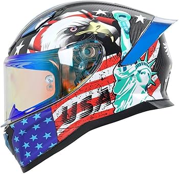 Amazon.co.jp: バイク クラッシュ ヘルメット カーボン ファイバー