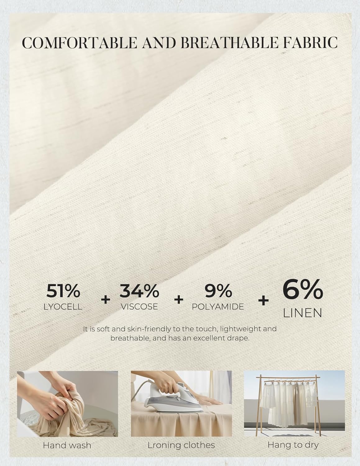 Kate Kasin Women Linen Maxi Skirt, High Waist A Line Skirts with Pockets, Summer Casual Vacation Flowy Long Skirt 2026 Trendy - Image 5