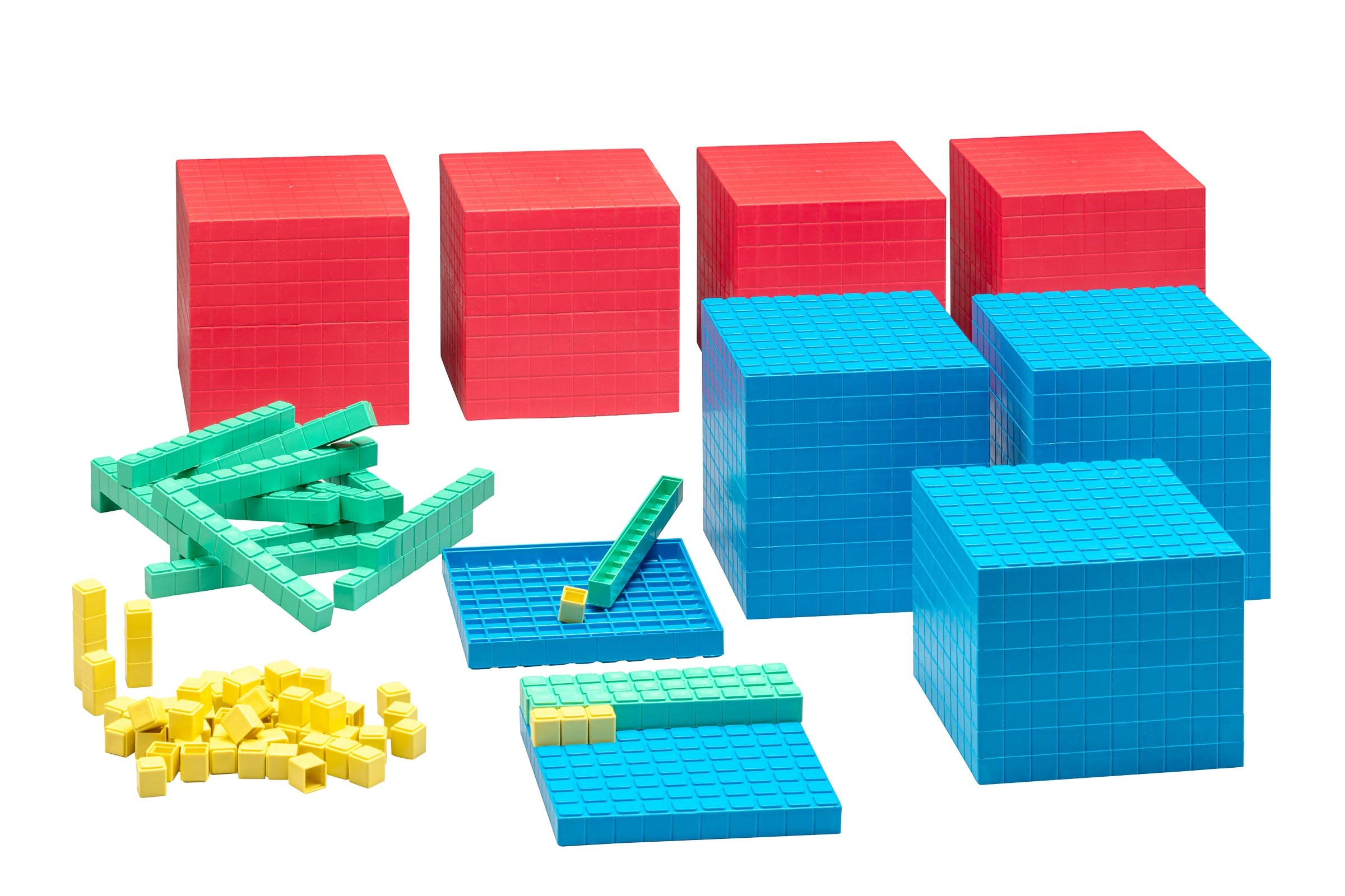 WISSNER® AKTIV lernen - Set de calcul décimal pour la Classe, 184 pces en BTE Carton - RE-Plastic®