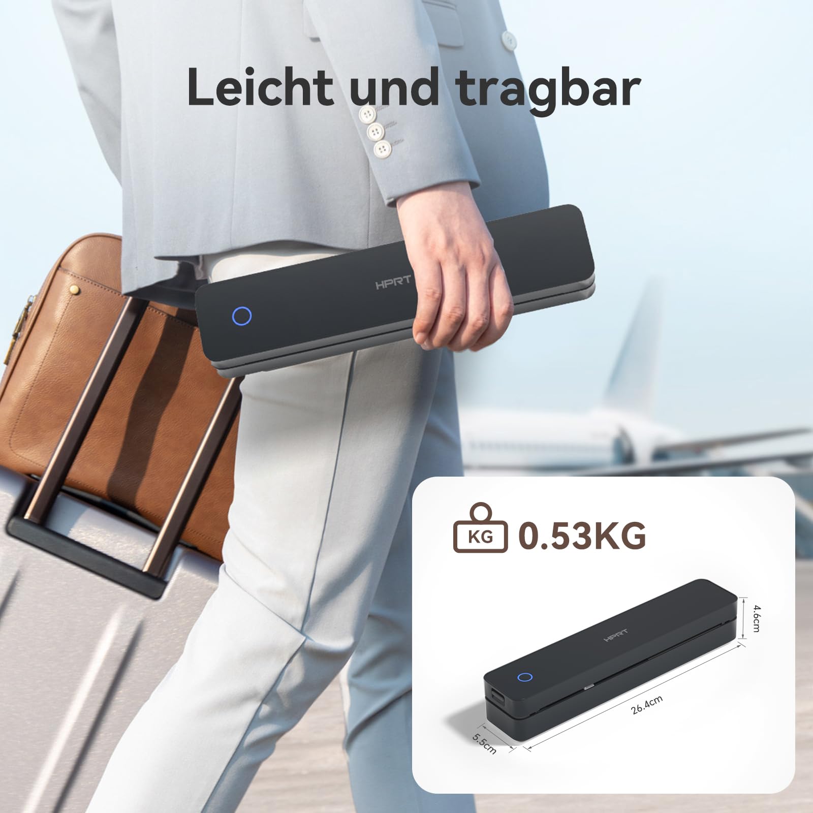 50 X Thermisch Papier Voor De ONEIRO PRO O30F Draagbare Bluetooth Printer Zwart A4 Thermal Printer All In One Draagbaar Compact Kantoor