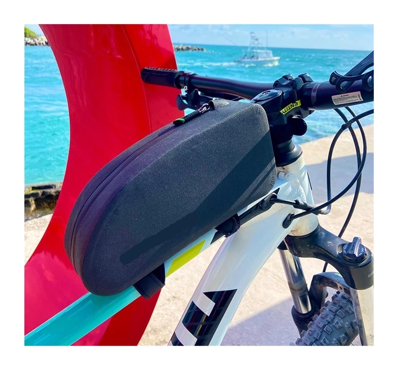 Borsa for tubo anteriore superiore for bicicletta impermeabile di grande capacità da 1 pezzo