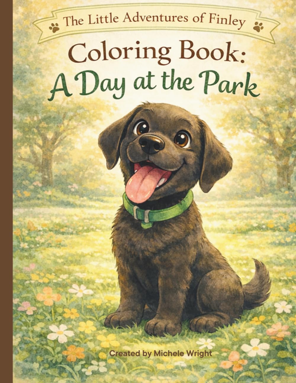 The Little Adventures of Finley Coloring Book: A Day in the Park