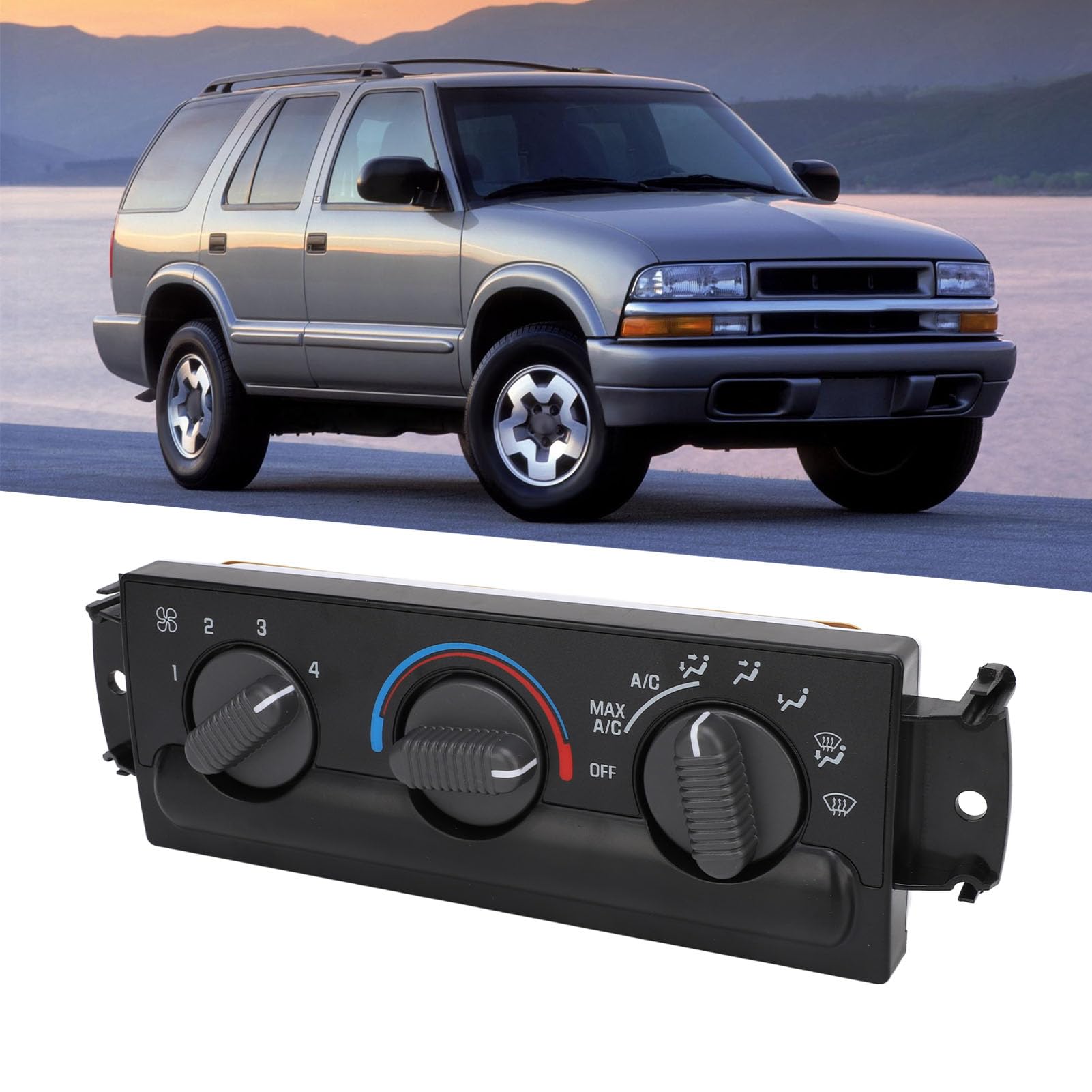 OE 16250545 Módulo de Control de Clima Calentamiento CA para Sonoma SLS, Material ABS para Grados Vehículos, Control Exacto Temperatura Bravada, S10, Uso Estable