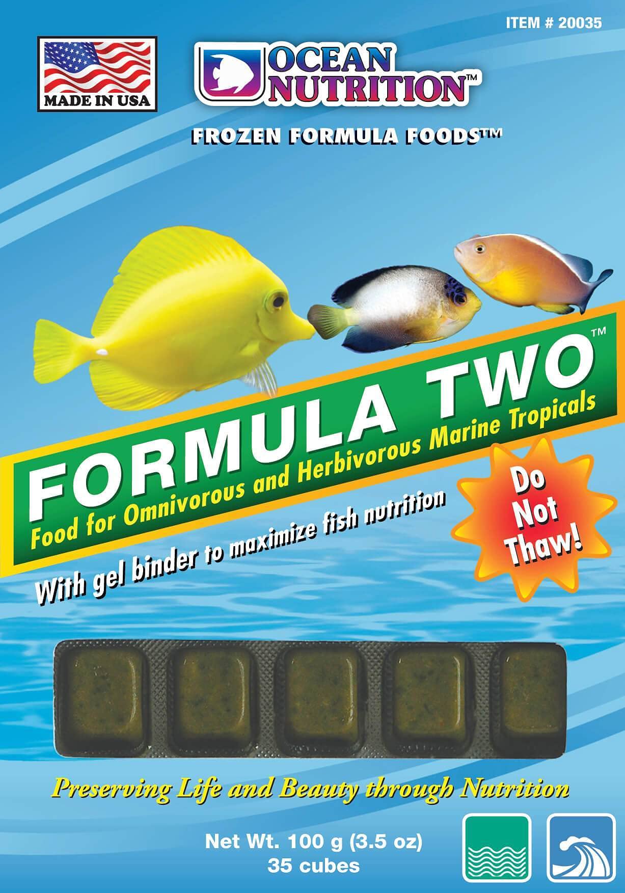 Ocean Nutrition Frozen Formula Two 100G Aquarium Fish Food