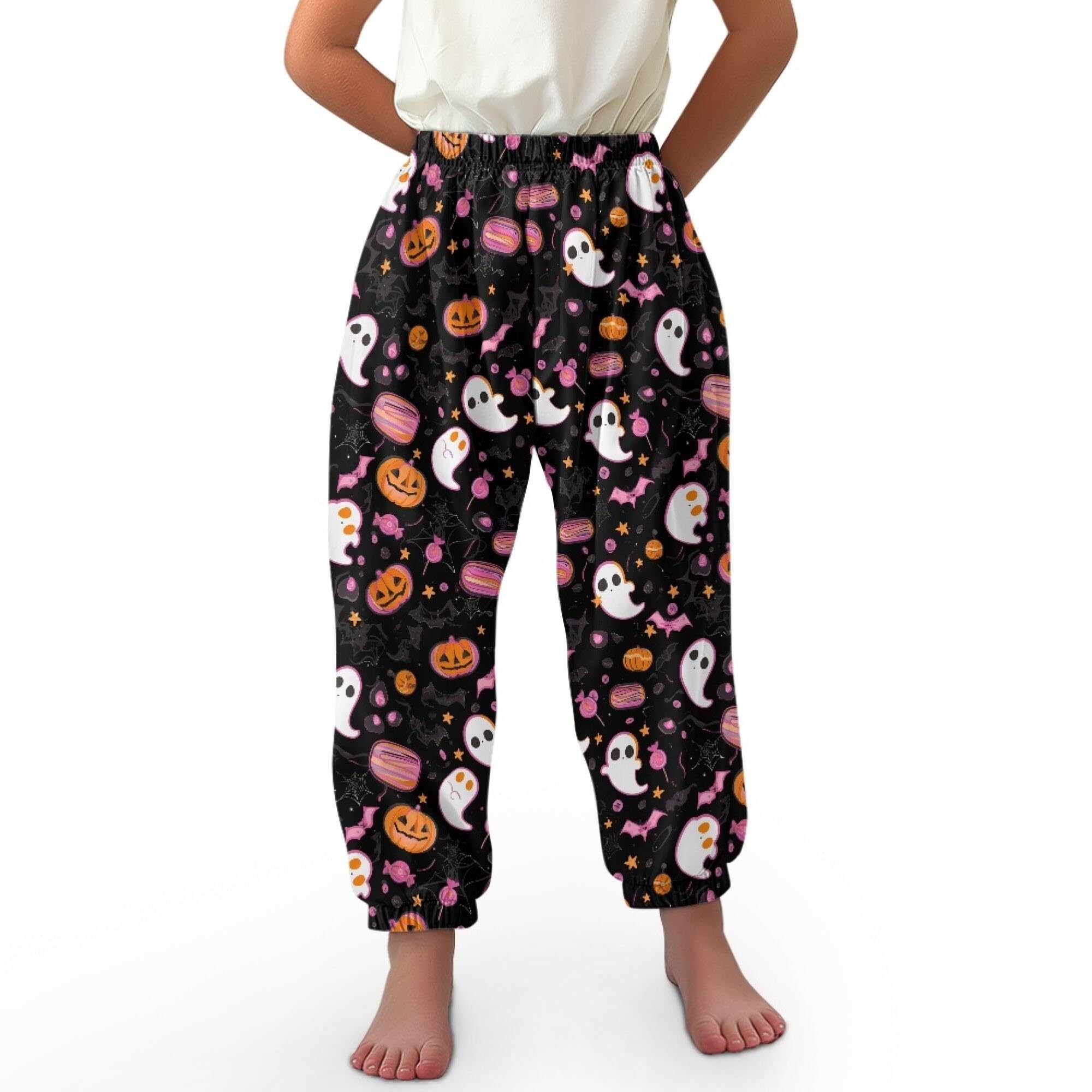 Unisex Little Kids Yoga Trousers Bohemian Beach Pants Baggy Harem Activewear for Boys and Girls Age 3-10