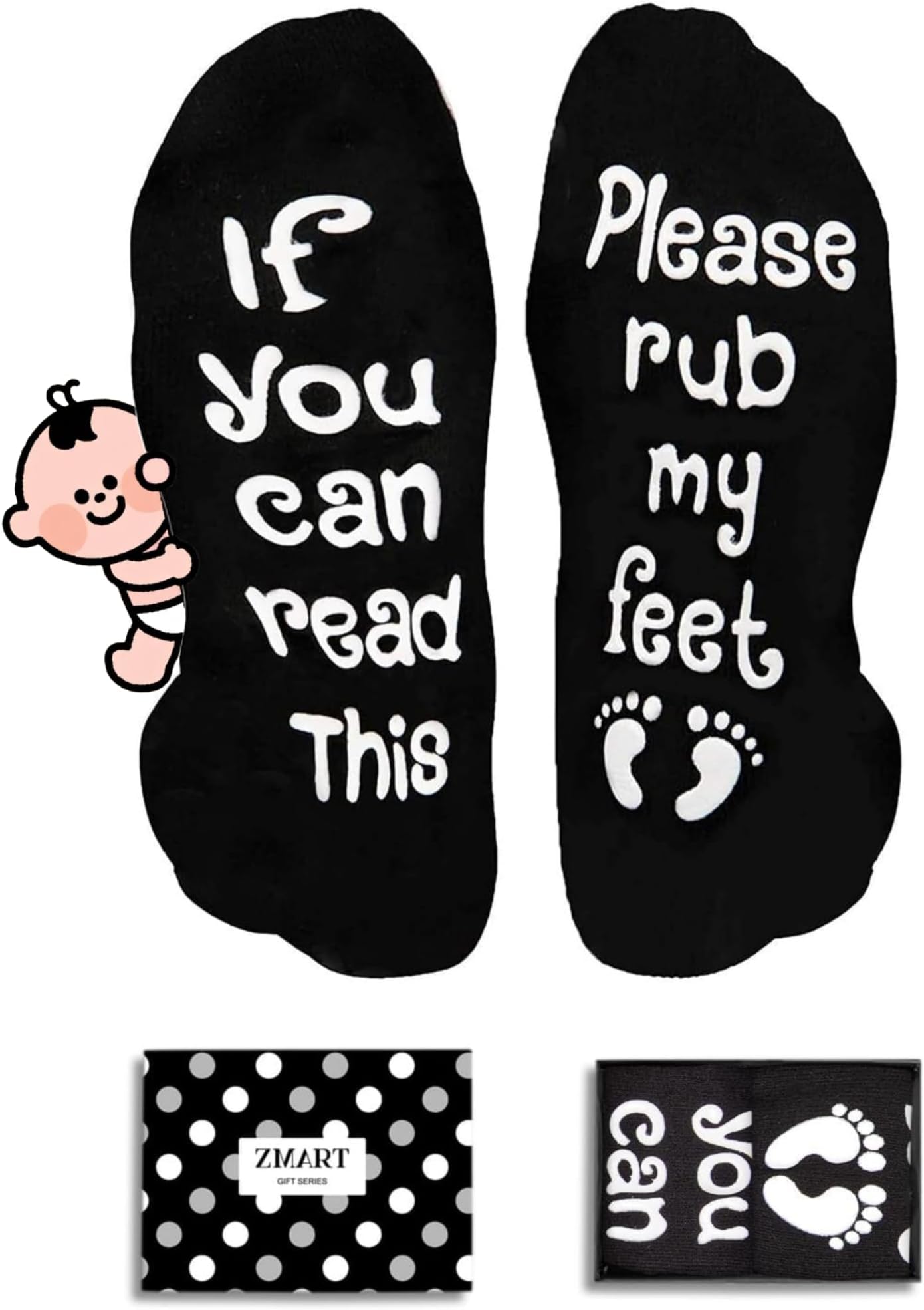 Pregnancy Socks for Expecting Mom - Pregnant Women Socks, IVF Gifts on Mother's Day