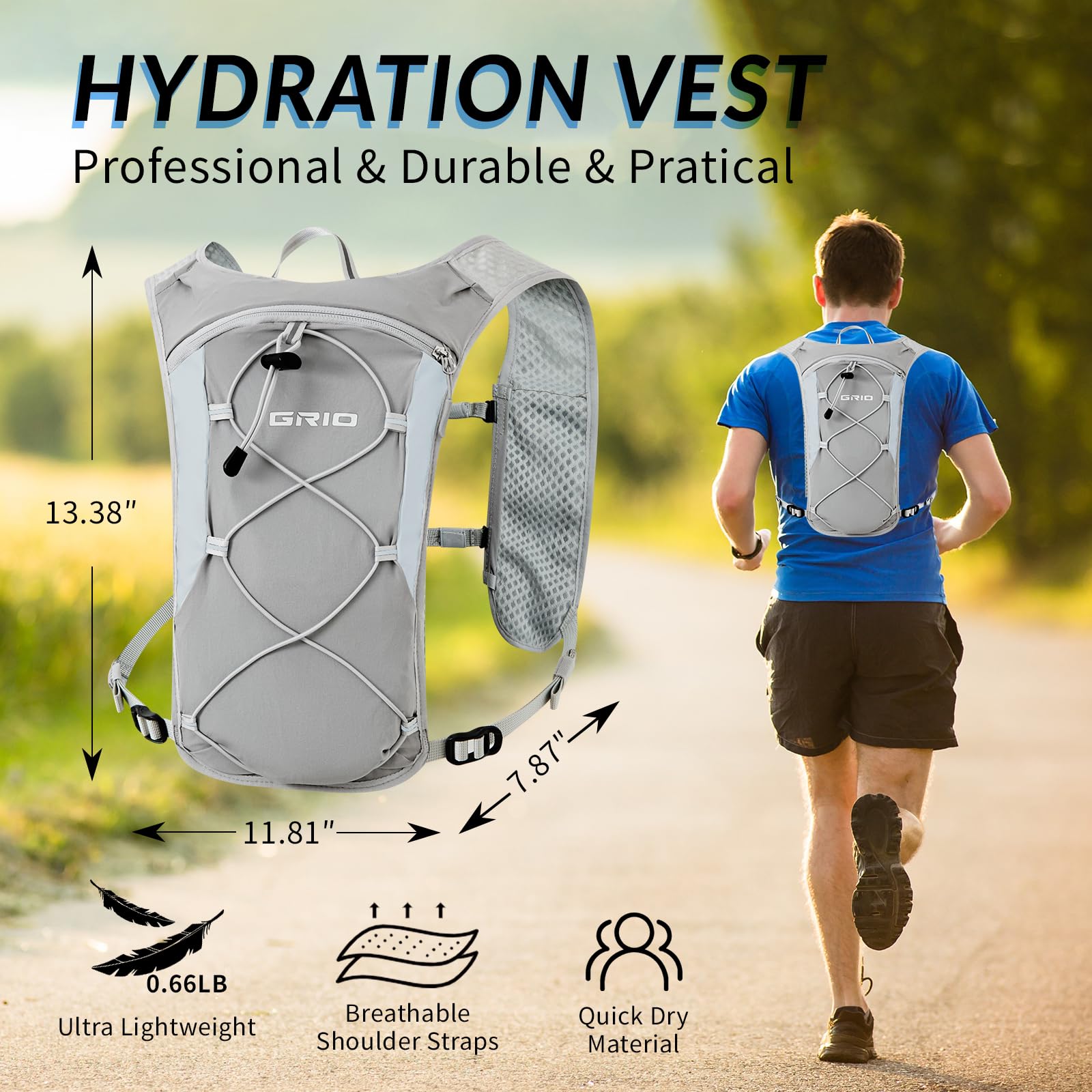 Laufweste Mit Trinksystem - Ultraleicht Für Sport & Outdoor